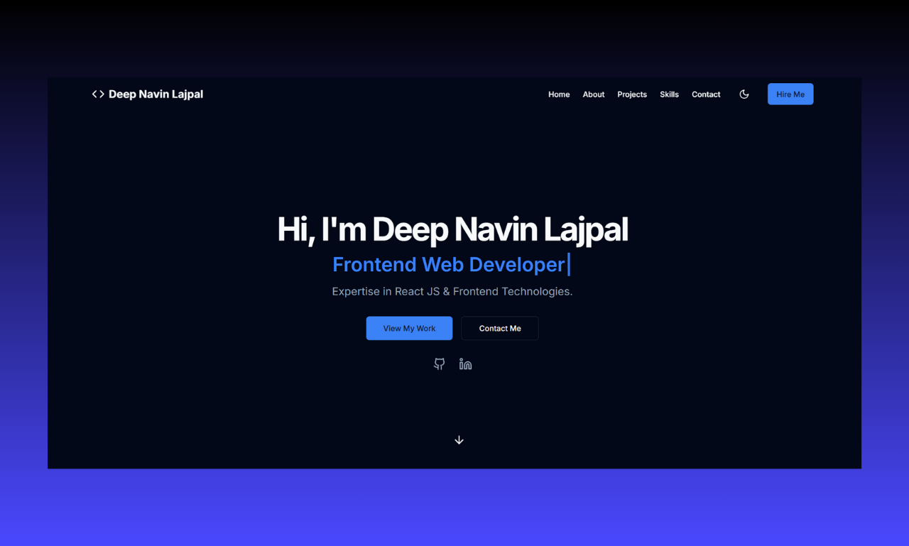 Personal Portfolio Website
